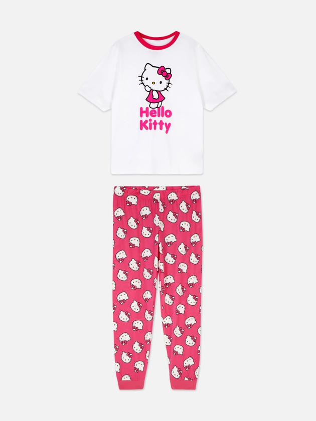 Hello Kitty Short-Sleeved Pyjama Set
