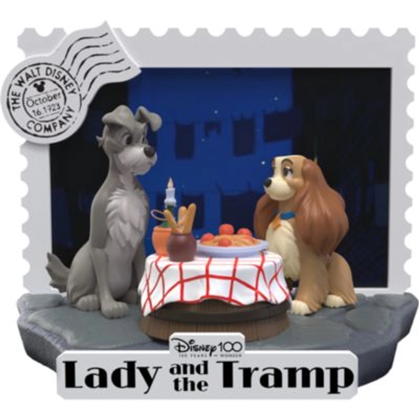 Beast Kingdom Lady and the Tramp Disney 100th Anniversary Figurine | Disney Store