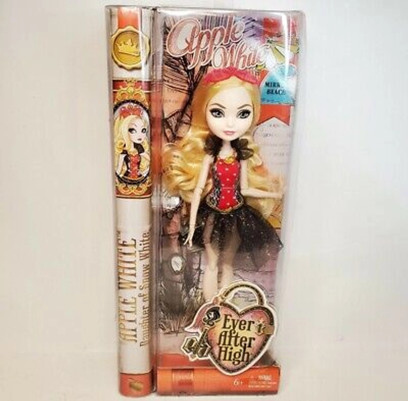 Ever After High APPLE WHITE MIRROR BEACH DOLL MATTEL Retired Snow White Daughter