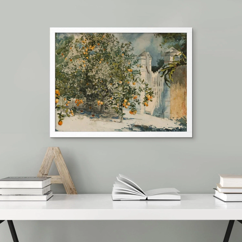 " Vintage Countryside Wall Art Natural Landscape Wall Decor Countryside For Living Room Bedroom " on Paper