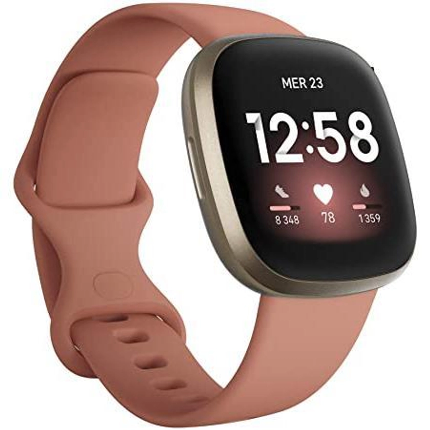 Montre Fitbit Cardio GPS Versa 3 - Or