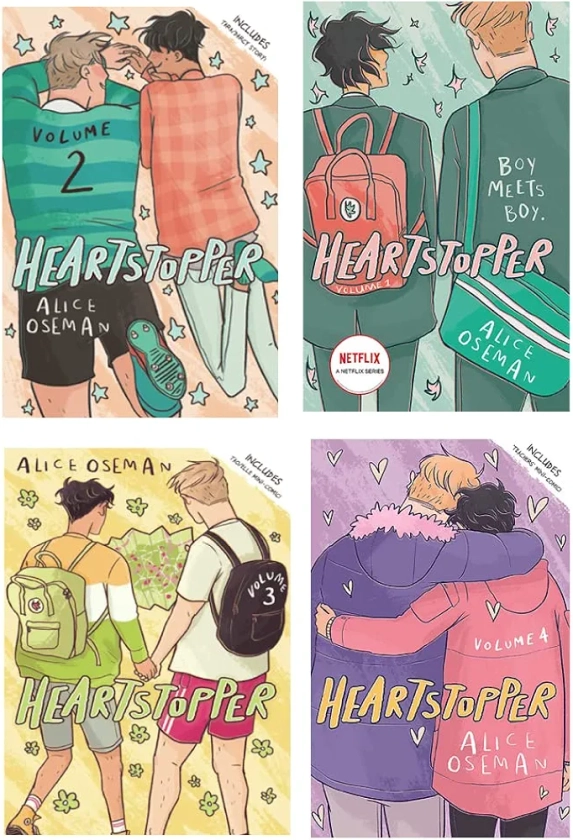 Heartstopper Vol. 1,2,3,4 : Amazon.in: Books