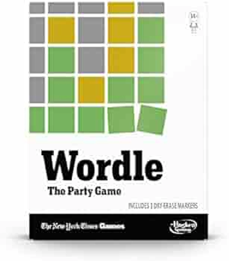 Hasbro Gaming Wordle The Party Game for 2-4 Players, Official Wordle Board Game Inspired by New York Times, Games for Ages 14+, Word Games