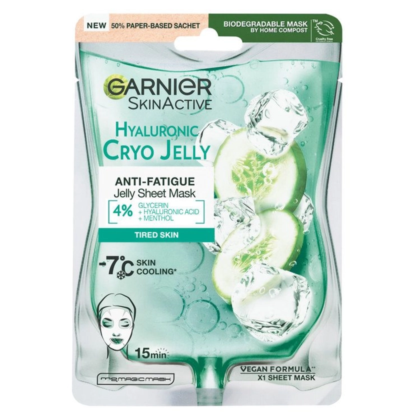 Garnier SkinActive Cryo Jelly Sheet Mask | Kauneuskauppasi verkossa!