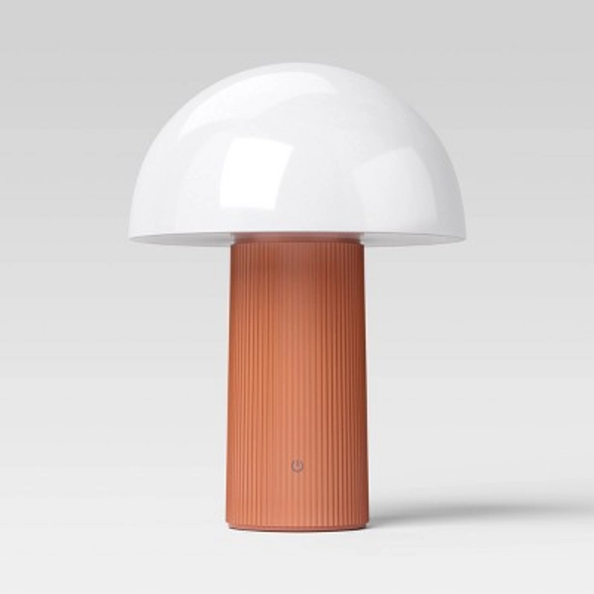 Portable Mushroom Lamp with Rechargeable Battery: Touch Sensor, 3-Way Light - Room Essentials™