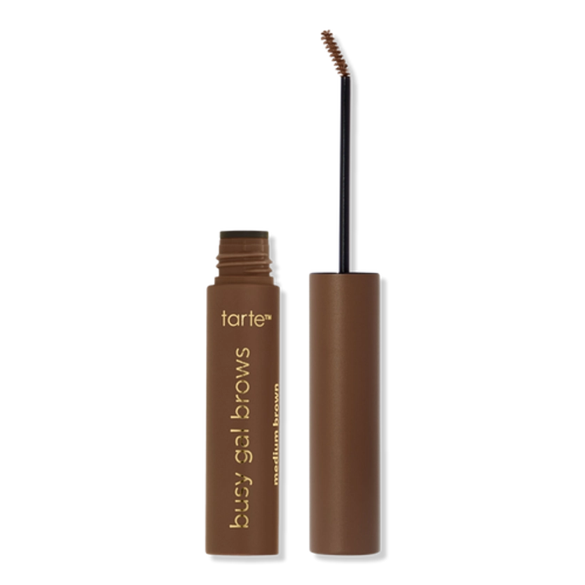 Double Duty Beauty Busy Gal BROWS Tinted Brow Gel - Medium Brown