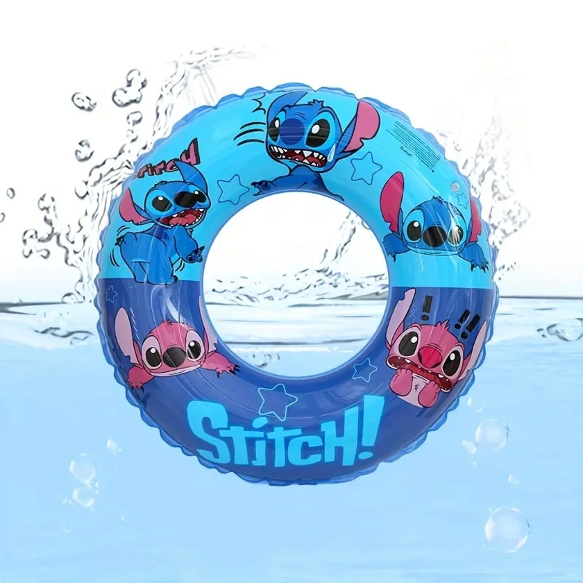 Disney Stitch & * Inflatable Swim Ring - Thick, Durable Pvc With * For Teens & Adults Inflatable Toys Inflatable Pool Toys