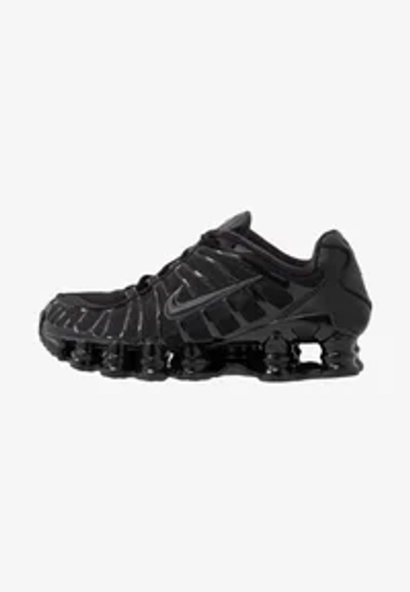 Nike Sportswear SHOX TL - Baskets basses - black/black metallic hematite/max orange/noir - ZALANDO.BE