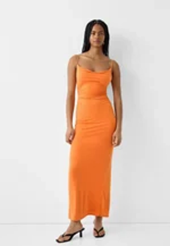 DRAPED - Velika haljina - orange