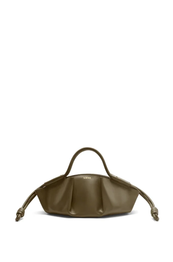 Bolso Paseo pequeño en piel napa de ternera Verde Caqui Oscuro - LOEWE