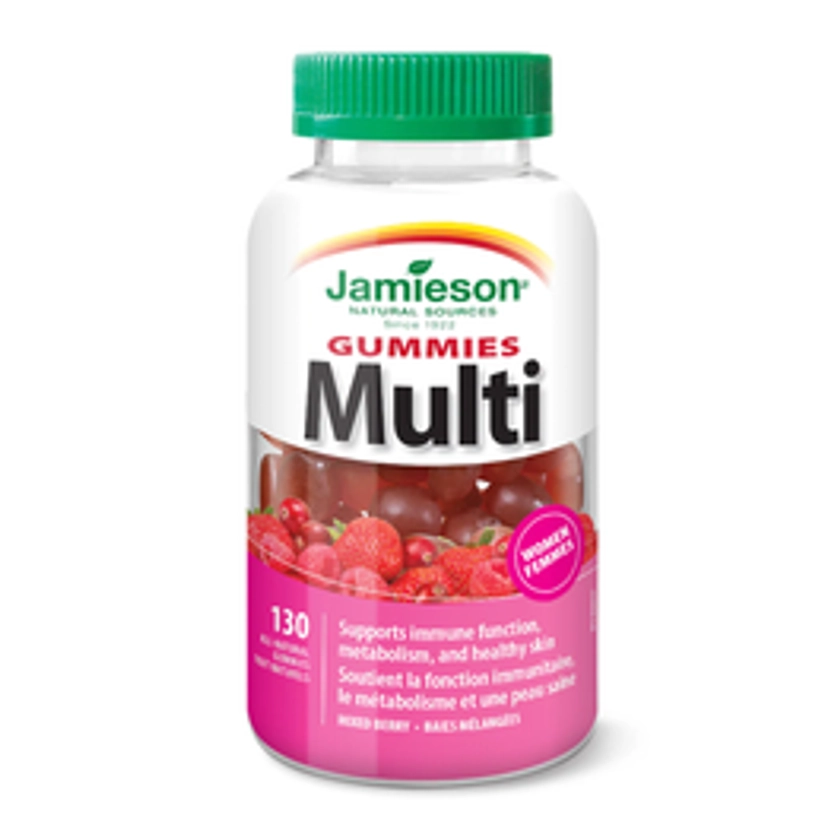 Jamieson Multi Women Femmes Mixed Berry 130 Gummies