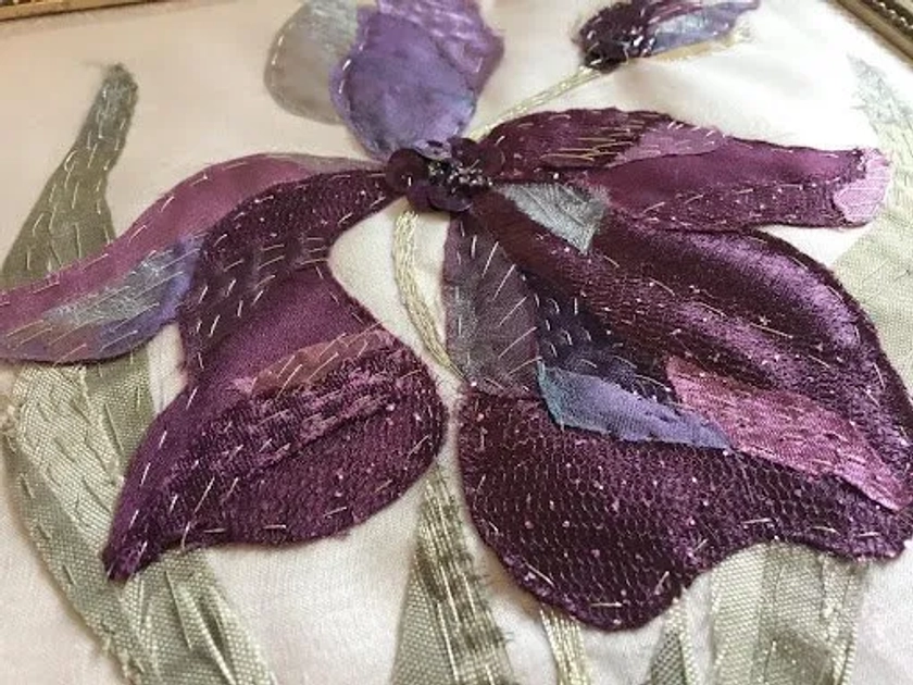 Slow Stitch Embroidery – The Iris Kit | Crystal Gaye