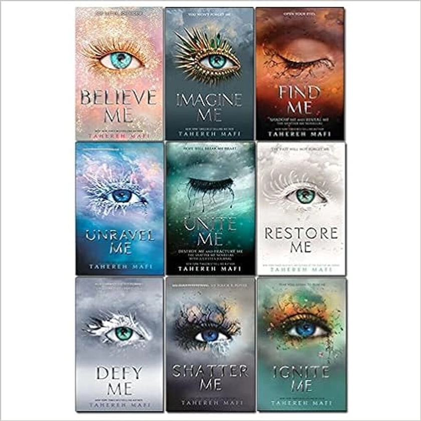 Shatter Me Series 9 Books Collection Set By Tahereh Mafi (Imagine Me, Find Me, Unravel Me, Unite Me, Restore Me, Defy Me, Shatter Me, Ignite Me, Believe Me)    Broché – 1 janvier 2021