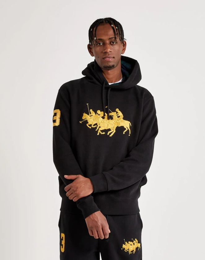 Polo Ralph Lauren Triple-Pony Fleece Hoodie