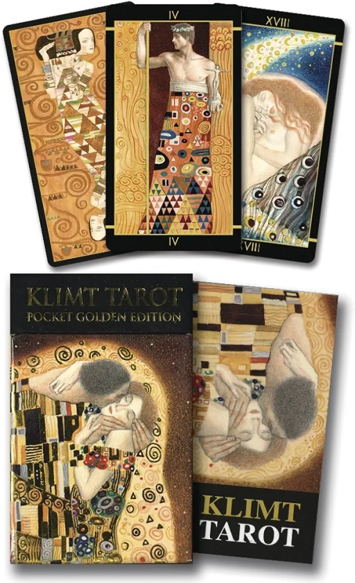 Golden Tarot of Klimt Mini: Pocket Gold Edition (Golden Tarot of Klimt, 2)