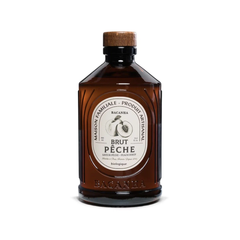 Sirop Brut de Pêche Bio - 400ml