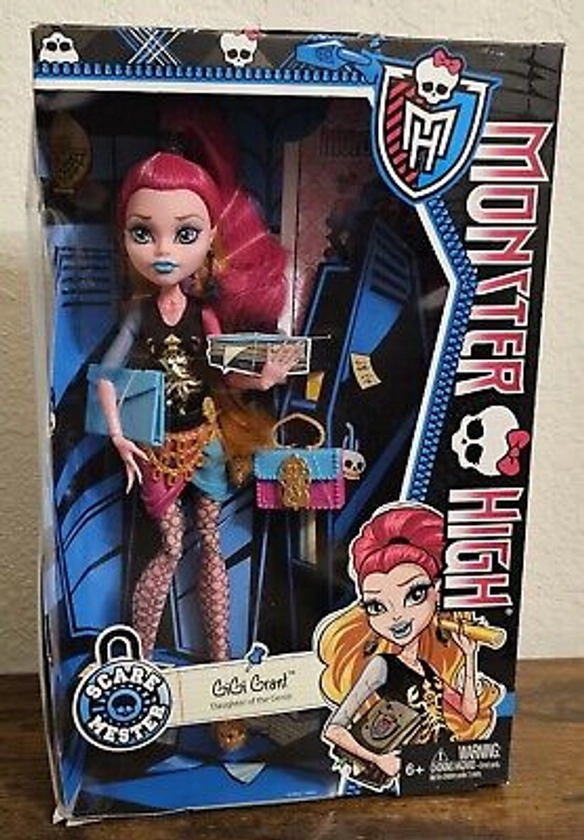 NEW Monster High Doll Gigi Grant Scaremester 2013 NIB