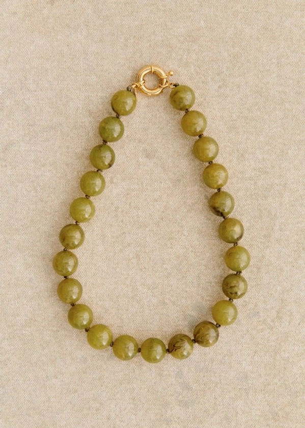 Collier Danae - Vert - Résine - Sézane