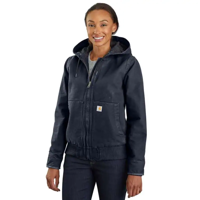 Women's Active Jac - Loose Fit - Washed Duck - 3 Warmest Rating | Women's Duck Gear | Carhartt