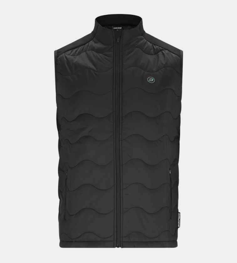 Tech Gilet in Black Colour | Stylish Golf Vests | Druids