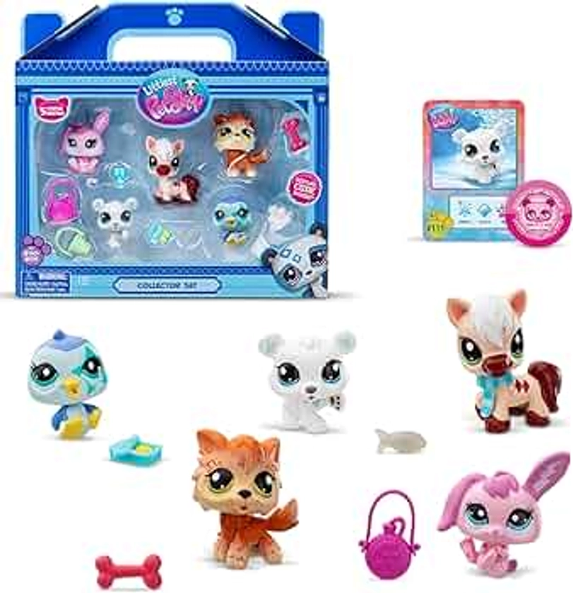 Littlest Pet Shop - Winter Besties Collector Set - LPS Gen 7, Authentic Mystery Figures, Surprise Collectible Kidult Toy, Girls, Boys, Kids, Tweens Ages 4+