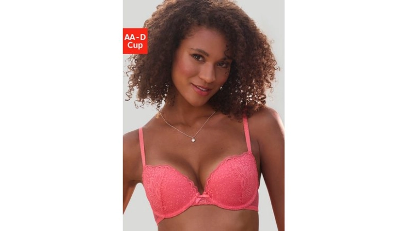 Vivance Push-up-bh rondom met gebloemd kant, dessous kopen? Shop bij | LASCANA