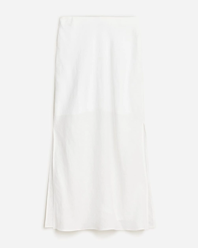 Gwyneth slip skirt in linen