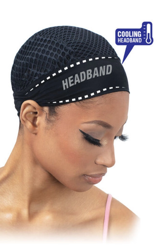 SHAKE N GO Freetress Headband Crochet Cap