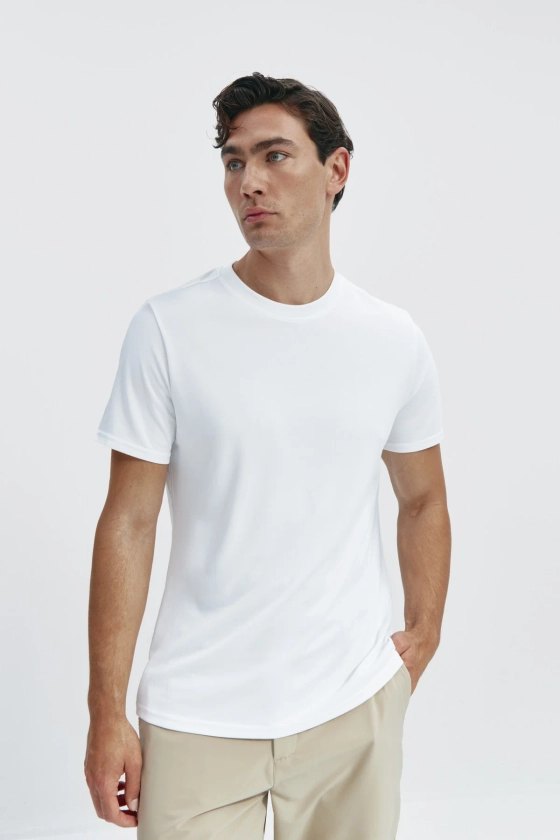 Camiseta básica hombre blanca | Sepiia