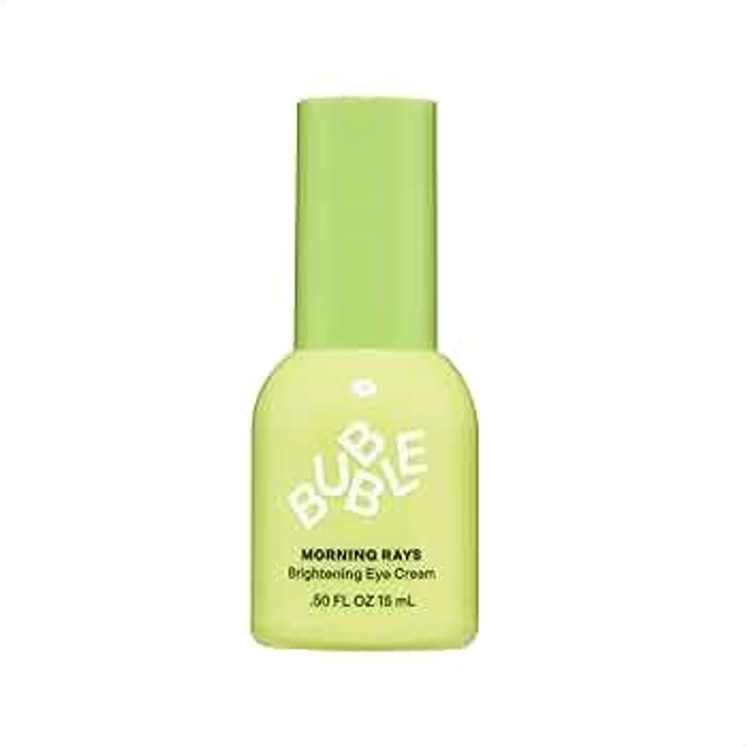 Bubble Skincare Morning Rays Brightening Eye Cream - Vitamin C Under Eye Cream for Dark Circles & Puffiness - Enriched with Green Tea Extract to Calm, Protect & Soothe Skin (15ml)