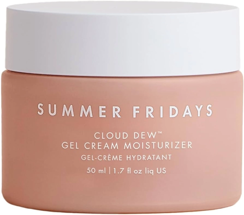 Summer Fridays Cloud Dew Gel Cream Moisturizer - Lightweight Gel Cream Face Moisturizer with Hyaluronic Acid + Ceramides for Skin Plumping Hydration (1.7 Fl Oz)