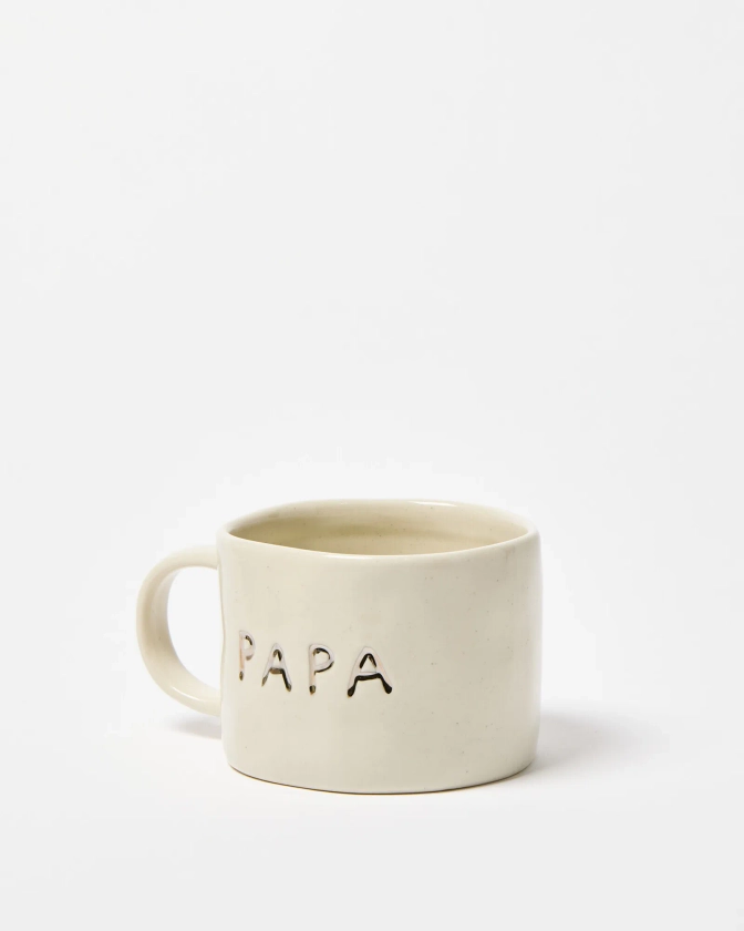 Papa Blue Ceramic Mug