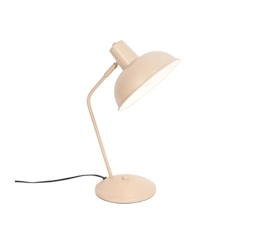 Lampe De Table Rétro Beige - Milou - Lampe à poser BUT