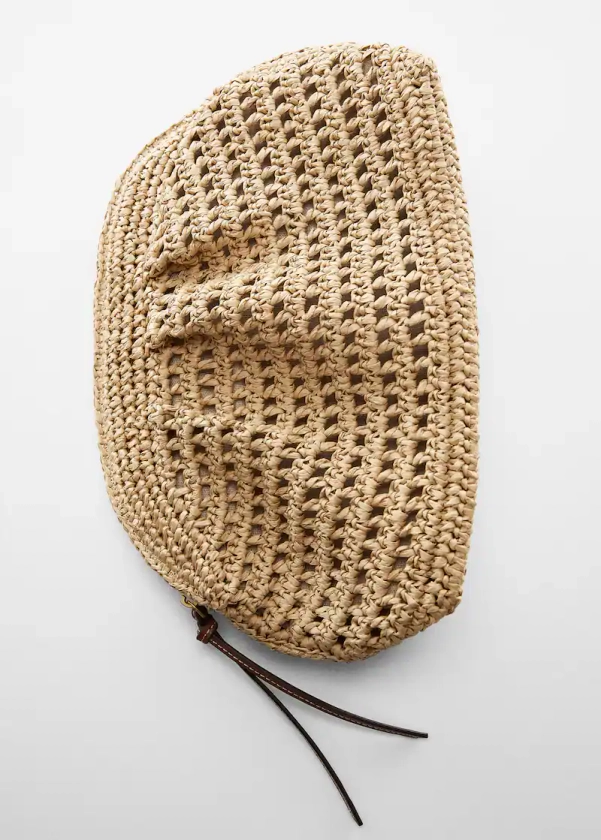 Natural fibre handbag