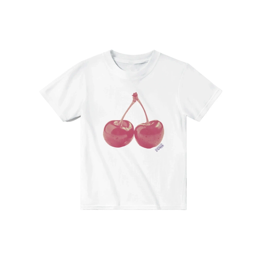 'Cherry Red' Baby Tee