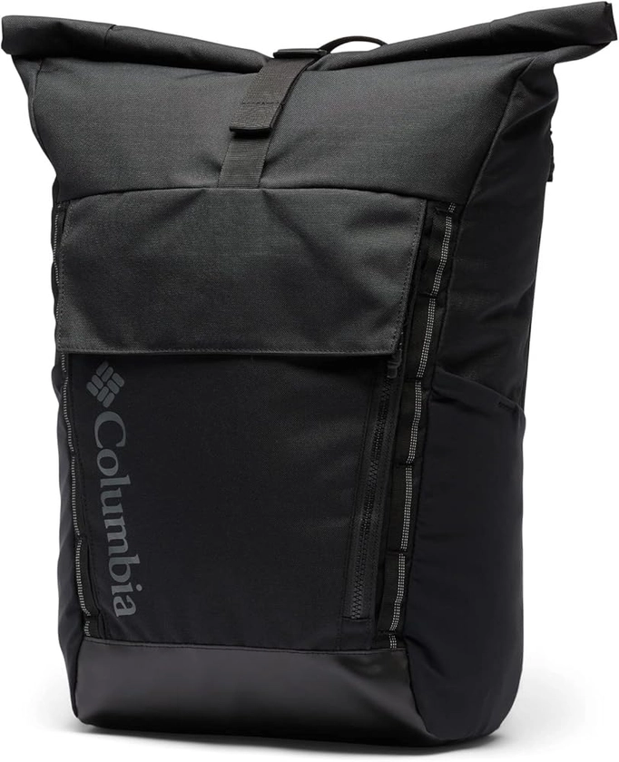 Columbia Unisex Convey II 27L Rolltop Backpack, Black, One Size