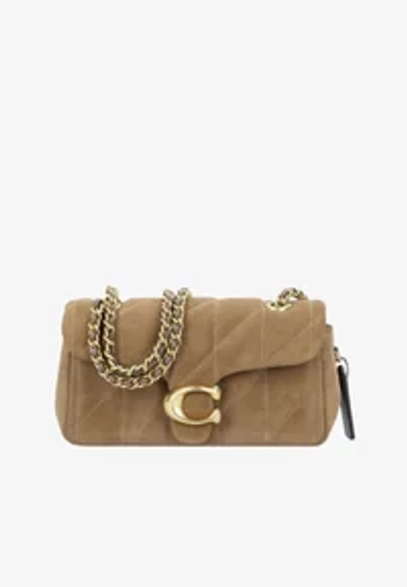 COACH QUILTED TABBY WITH CHAIN - Sac à main - cedar/marron clair - ZALANDO.FR