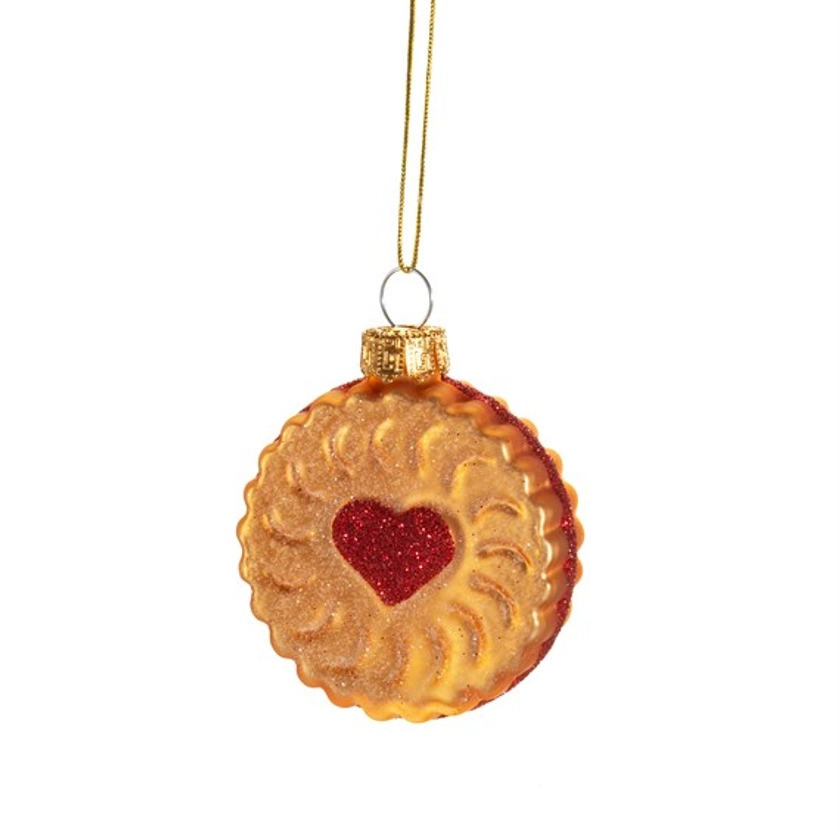 Jam Biscuit Shaped Bauble