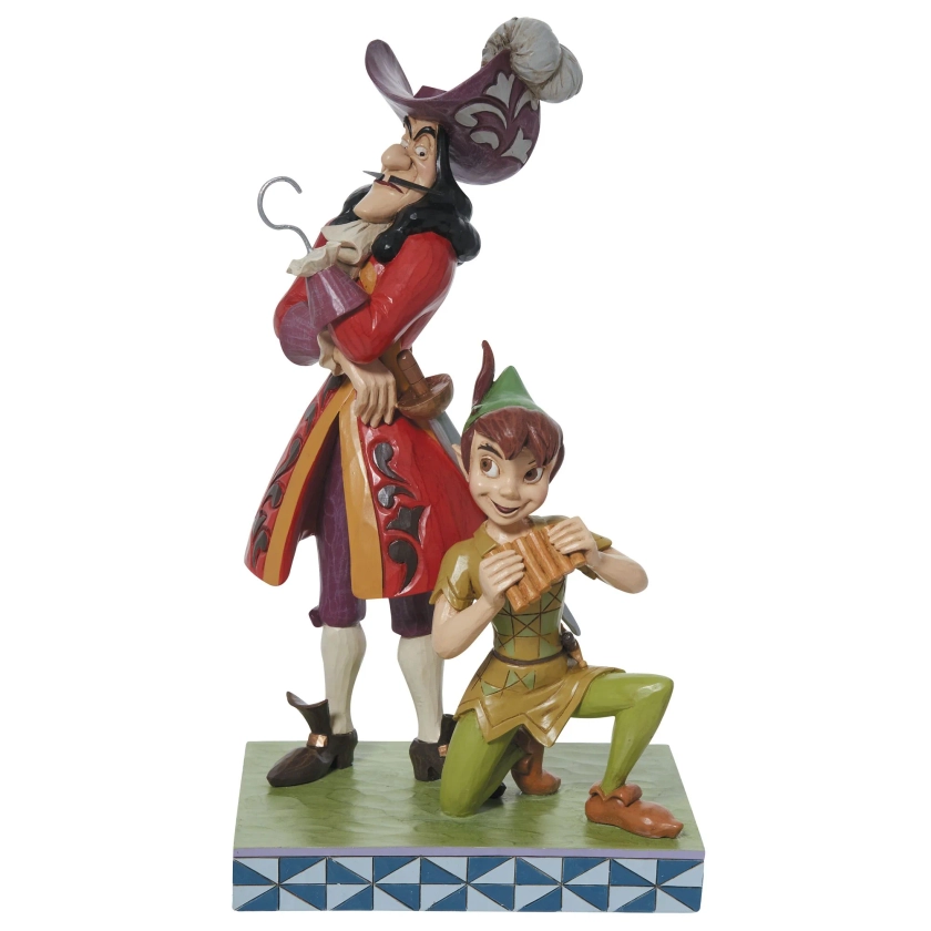 Figurine Peter Pan et Capitaine Crochet Héros VS Méchant - Disney Traditions