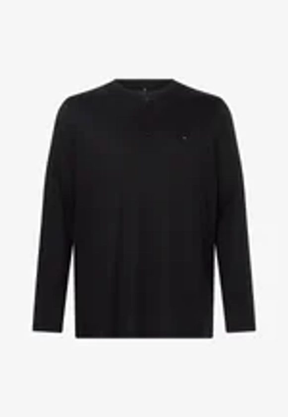 Tommy Hilfiger PLUS HENLEY - T-shirt à manches longues - black/noir - ZALANDO.FR