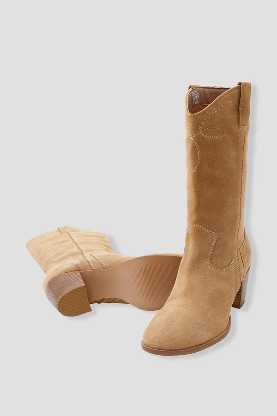 Bottes en cuir western