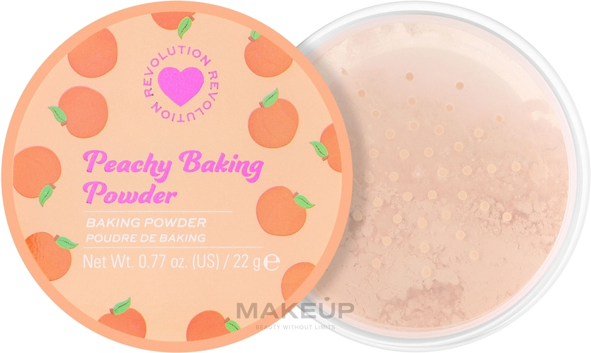 I Heart Revolution Loose Baking Powder Peach - Poudre libre baking pour visage, Pêche | Makeup.fr