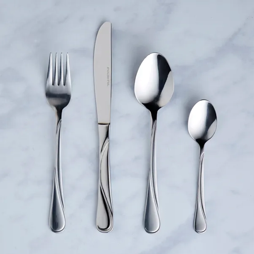 Waves 16 Piece Cutlery Set