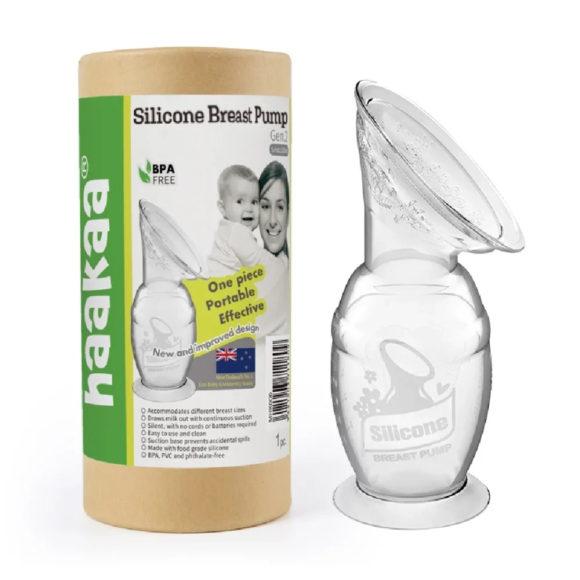 Haakaa Silicone Breast Pump- 100ML | Manual | Baby Bunting AU
