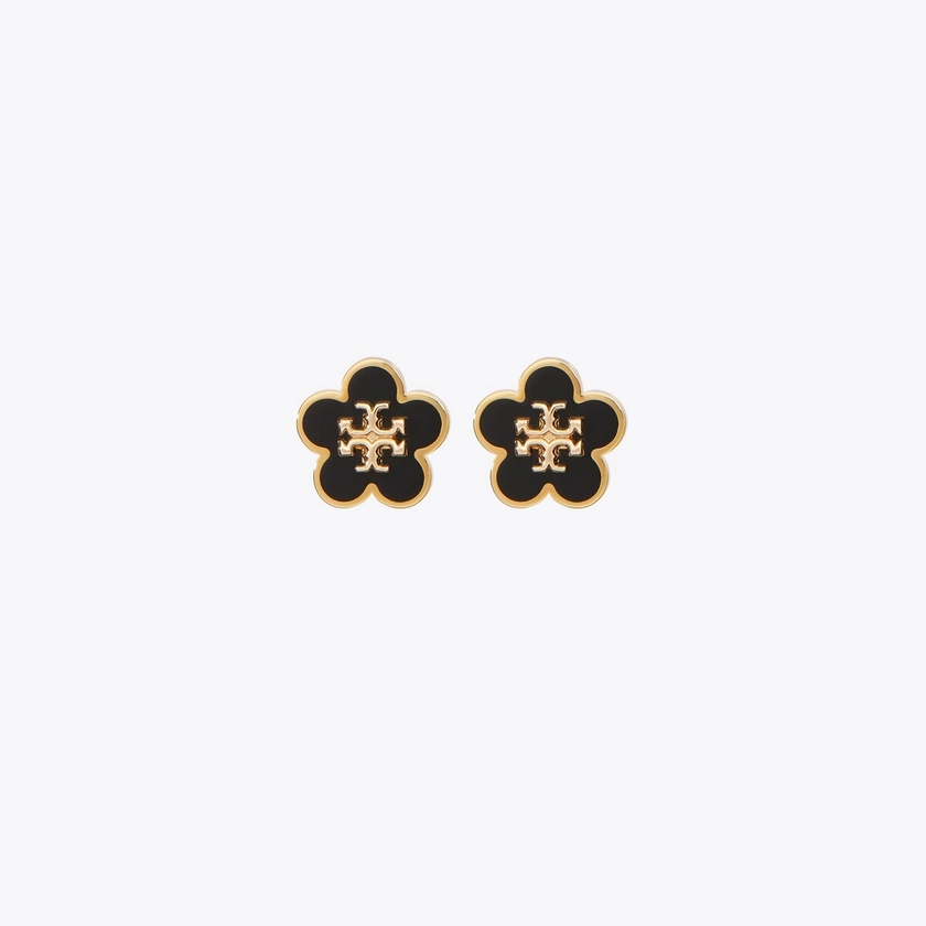 Kira Enamel Flower Stud Earring: Women's Designer Earrings | Tory Burch