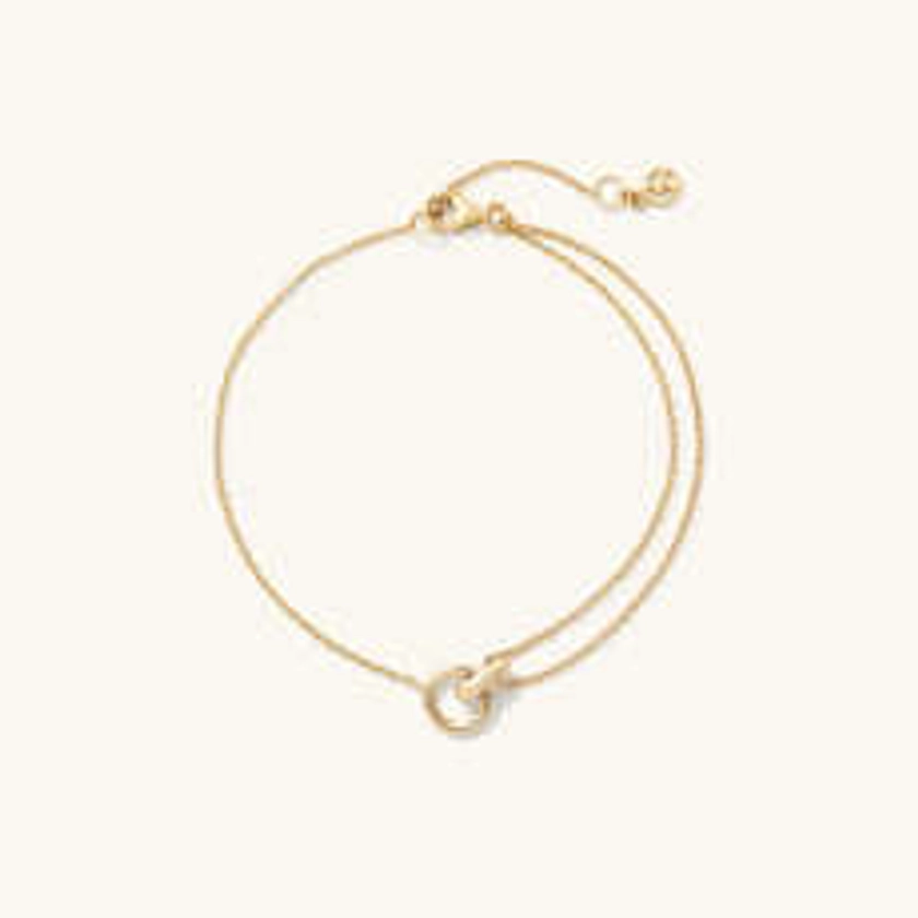 Linked Bracelet : Handcrafted in 14k Gold | Mejuri
