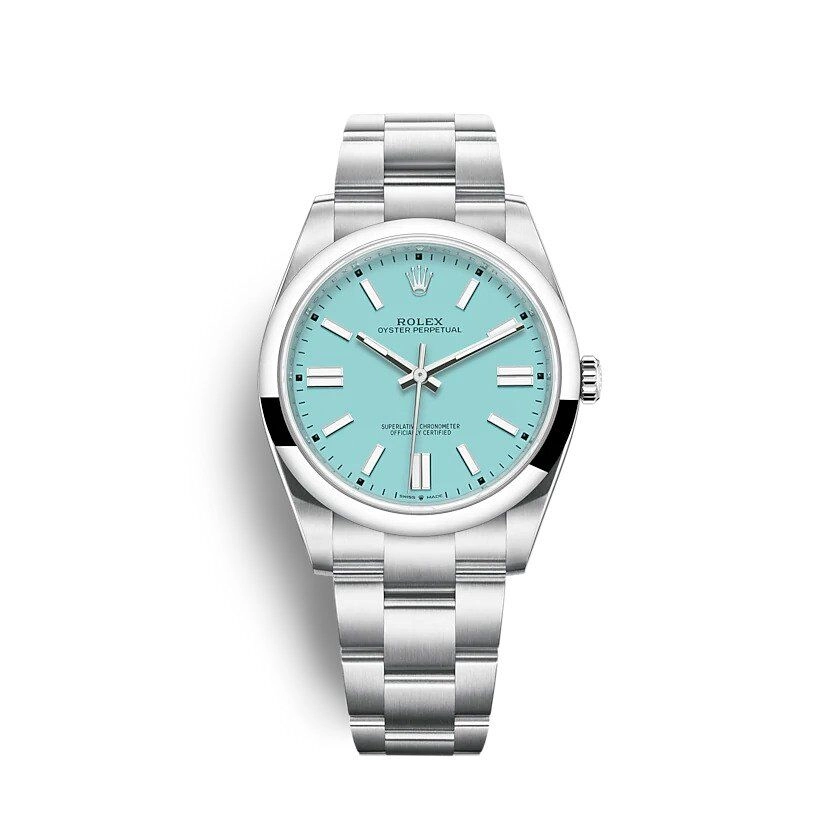 Rolex Oyster Perpetual 41mm Turquoise blue - Best Place to Buy Replica Rolex Watches | Perfect Rolex