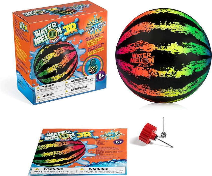 Amazon.com: Watermelon Ball The Original Pool Toys for Kids Ages 8-12 - 6.5 inch Pool Ball for Teens, Adults, Family - Pool Games, Pool Toys, Fun Swimming Pool Games, Water Football, Diving and Beach Ball Play : Toys & Games