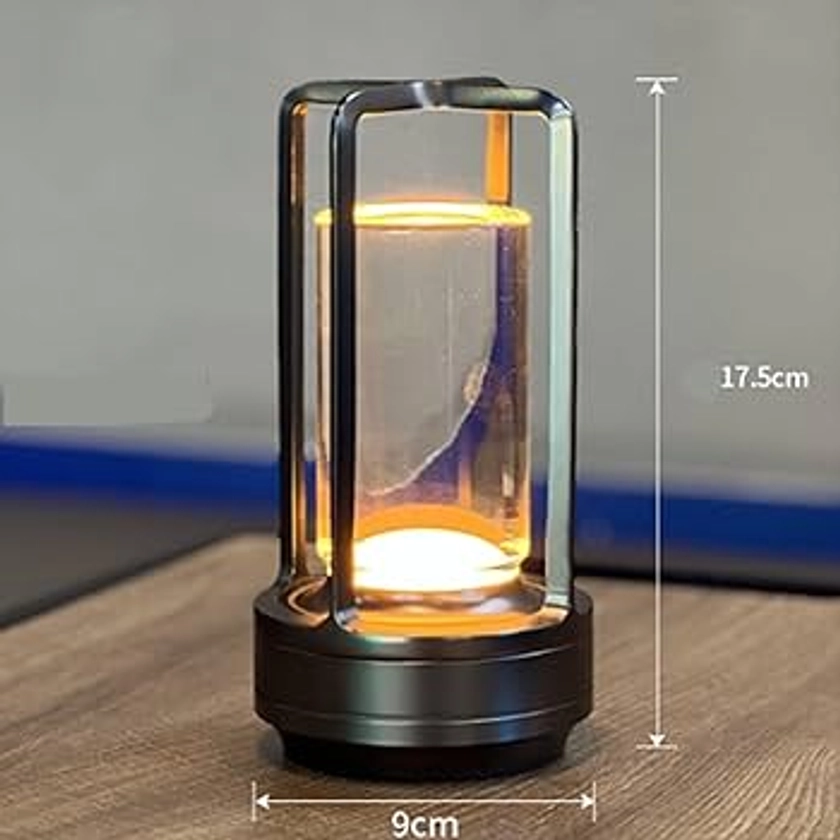 Lumisom Crystal Lamp,3 Colors Rechargeable Cordless Led Lights for Crystal Lantern Lamp,Lumisom Crystal Lantern Lamp,Restaurant/Bedroom/Bar/Cafe/Camping Lights (Gold) : Amazon.com.au: Lighting