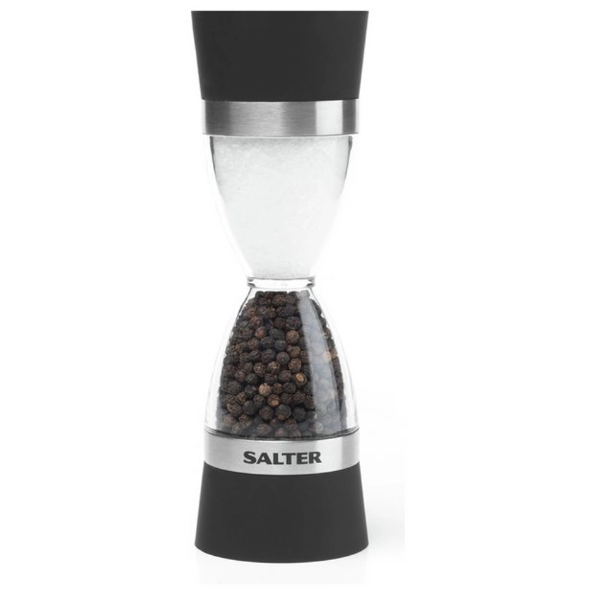 Buy Salter Duo Salt and Pepper Mill - Black | Salt and pepper mills | Argos